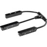 Соединитель трековый LIGHTSTAR UNO 509293 T-образный гибкий для 48V черный
